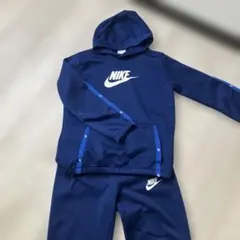 Nike フード付きネイビーブルージャージ上下