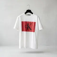 Calvin Klein Jeans ロゴ Tシャツ White/Red XS