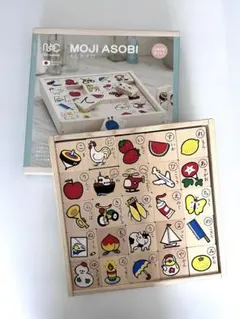 MOJI ASOBI もじあそび　3歳〜ひらがな 日本製 積み木