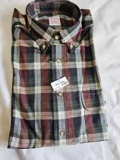【新品未使用】BROOKS　BROTHERS　シャツ　グリーン　レッド　紺　緑