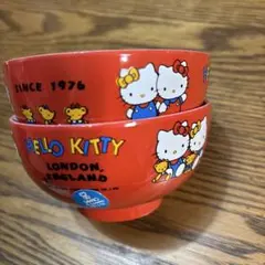 ハローキティ　メラニン製漆子供汁わん　1990年　激レア　当時物のサムネイル