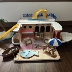 大きな海のクルーズボート☆新品 Amazon.co.jp: シルバニアファミリー ファミリートリップ