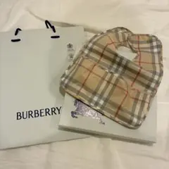 ★セール⭐︎BURBERRY コットンポプリン　ビブ　チェック柄 12-24ヶ月