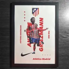 アントワーヌ・グリーズマン アトレティコマドリード　A4 ポスター パロディー