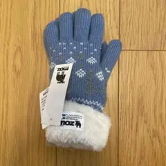 moz モズ　キッズ　手袋　ブルー　お値下げ不可