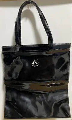 KitamuraK2 エナメル トートバッグ ブラック