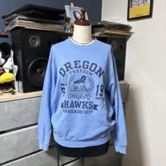 OREGON FREEDOM HAWKS トレーナー ブルー 水色