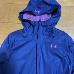 Under Armour フード付きウィンドブレーカー ネイビー
