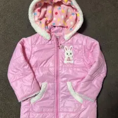 miki house ピンク ダウンコート 100