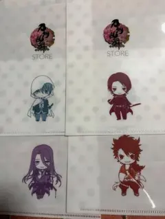 刀剣乱舞 ストア ミニクリアファイル 4点セット