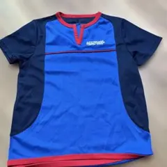 CENTRAL SPORTS 半袖体操服 青/赤