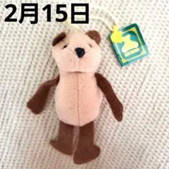 365日のバースデーテディ 迷彩 2/15 アラレ ベージュ 2月 4月のサムネイル