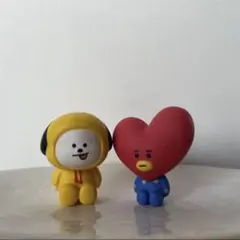 【BT21】CHIMMY & TATAマスコット フィギュア　2点セット