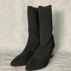 cindibendi（37サイズ）ショートブーツ/刺繍/黒/パール/のサムネイル