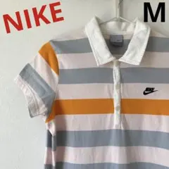 ヴィンテージ　NIKE レディース　Tシャツ　ボーダー　M 2006年　刺繍のサムネイル