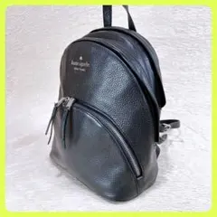 ✨美品✨ケイトスペード KateSpade ブラック本革 バックパックリュック✧