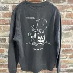 UNIQLO UT PEANUTS スウェット チャコールグレー Sのサムネイル