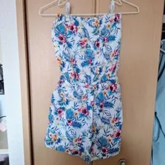 H&M チューブトップ ショートパンツ ロンパース