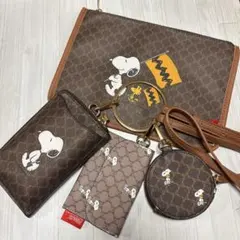 しまむら スヌーピー 3連ポーチ フラットポーチ まとめ売り