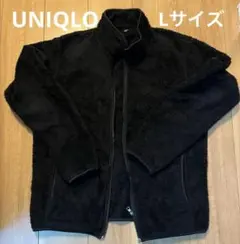 UNIQLO ブラック フリース　ルームウェア
