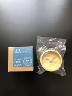 BRUNO ラウンドリトルクロック イエロー