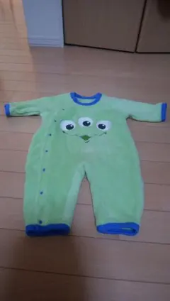 ディズニーフリースロンパース60-70美品