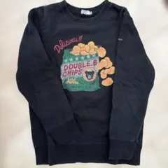 DOUBLE.B ブラック トレーナー 140