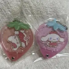 サンリオ カスタムアクリルチャーム シナモン はなまるおばけ　2点セットいちご