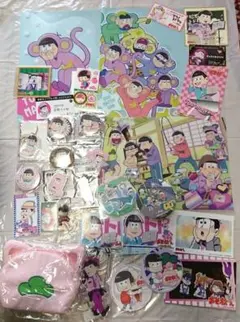 トド松大量グッズセット★おそ松さん缶バッジ劇場版来場者特典コースターぬいぐるみ