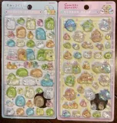 すみっコぐらし　ボンボンドロップシール　2枚セット