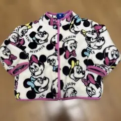 ミニー ディズニー フリースジャケット 90cm