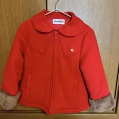 早い者勝ち！ファミリア 100 赤 ファーコート　ジャケット　ジャンパー