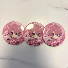 すとぷり さとみくん 缶バッジ 3個セット Summerグッズ2023 値下げ〇