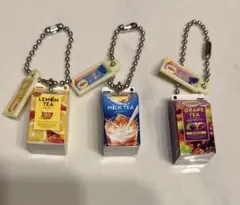 Lipton リプトン ミニチュアチャーム 3種セット