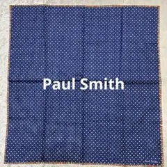 Paul Smith ポールスミス　ハンカチ　ネイビー　ドット　日本製のサムネイル