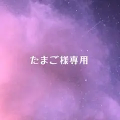 たまご様専用ページ