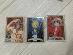 ワンピース ステータスカードコレクション セット サボ ルフィ エース