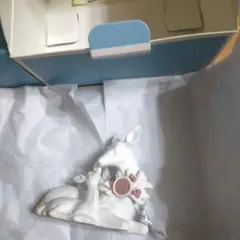 ウェッジウッド　オーナメント　鹿　クリスマス