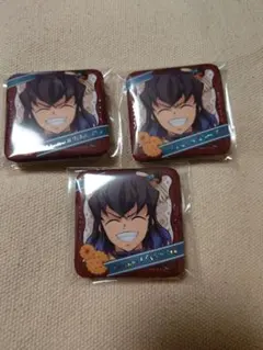 鬼滅の刃 バレンタイン＆ホワイトデー ギフト缶バッジ 嘴平伊之助　3点