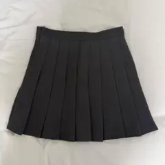 GRL インパン裏地付きプリーツミニスカート [at1569] グレー