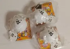 にゃんこ大戦争　ミニソフビライト　全3種セット　マスコット　キーチェーン