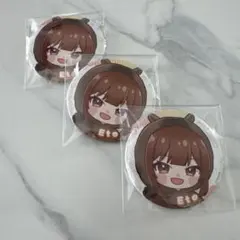 カラフルピーチ　えとさん　東武動物公園 　缶バッジ