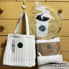 スターバックス ブランケット•バッグ•チェアパッド3点セット