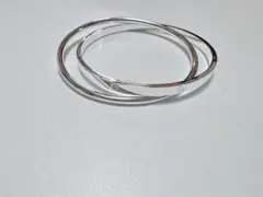 ツインリングバングル ネジ刻印入り 内径63.6mm nh