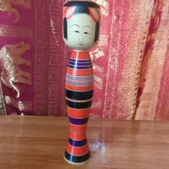 片瀬快平 快平作 こけし 末広こけし 創作こけし 内閣総理大臣賞 28cm