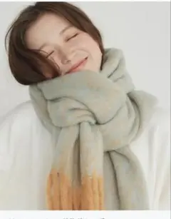 【新品】titivate メランジポリームボリュームマフラー