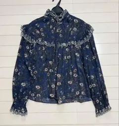 ISABEL MARANT ETOILE 花柄フリルブラウス　34のサムネイル