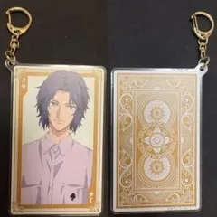 新テニスの王子様 描き下ろしイラスト 幸村 精市 トランプモチーフ私服アクキー