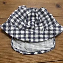 チェック柄バケットハット 60cm