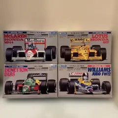 【グンゼ産業】F1 プラモデルキット 1/24スケール No.7〜10セット